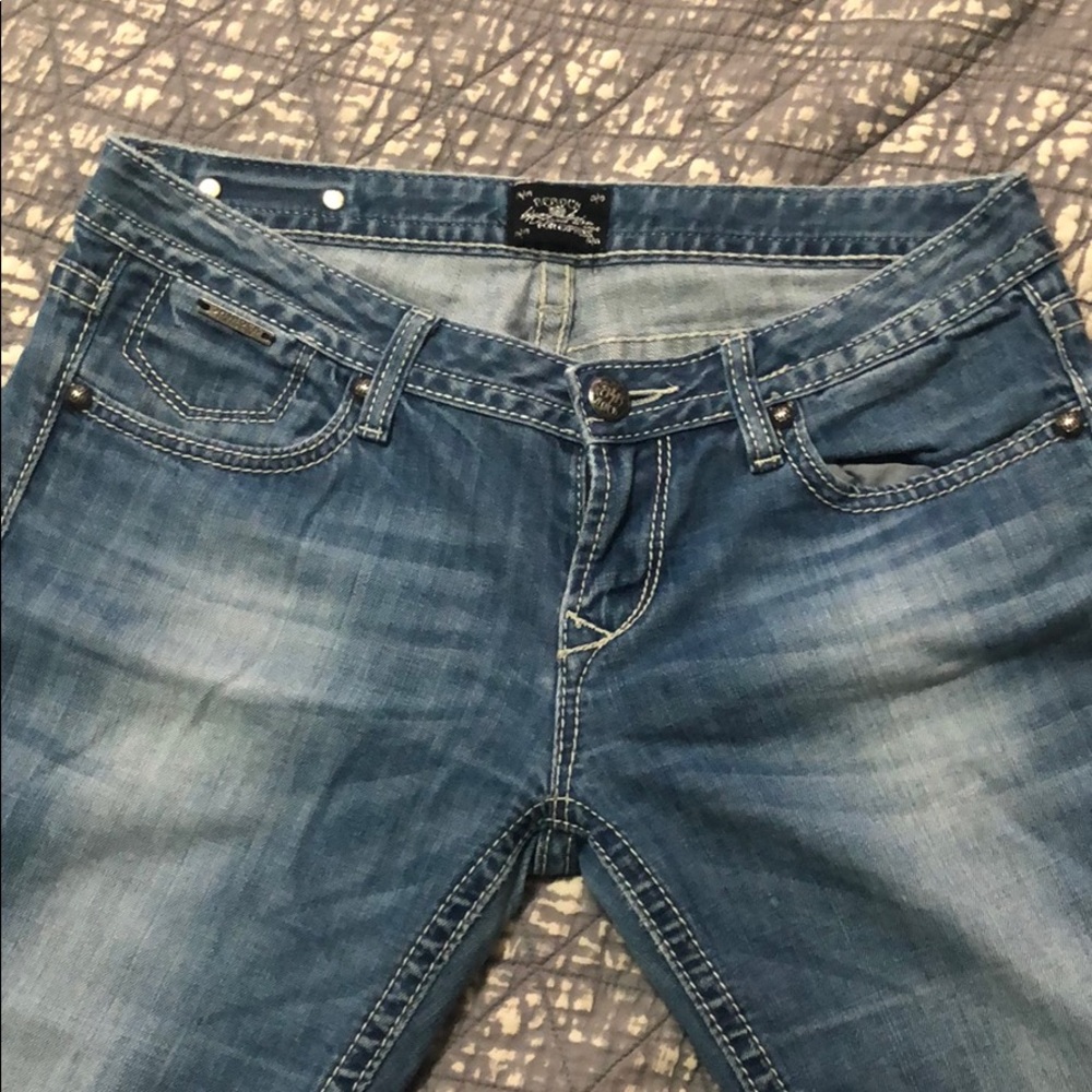 Express Rerocked Skinny Jeans